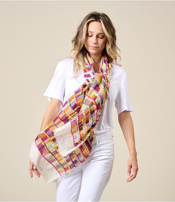 BRIGITE Linen scarf - 23