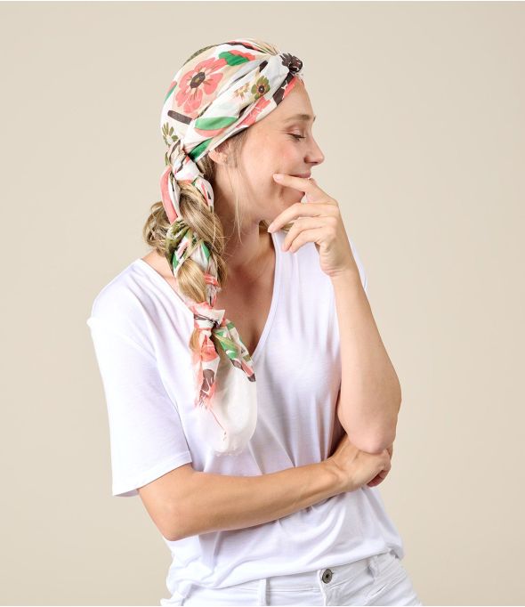 GEMA Foulard en Modal, Soie - 10