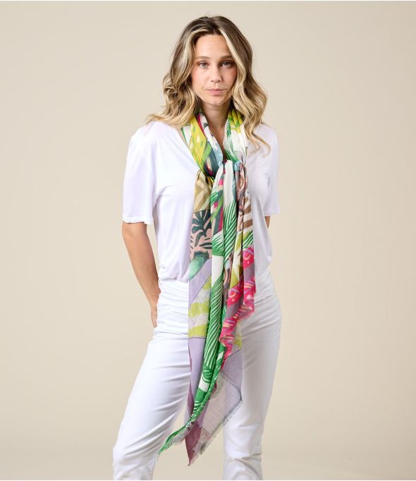 OCEAN Cotton Scarf, Modal - 14