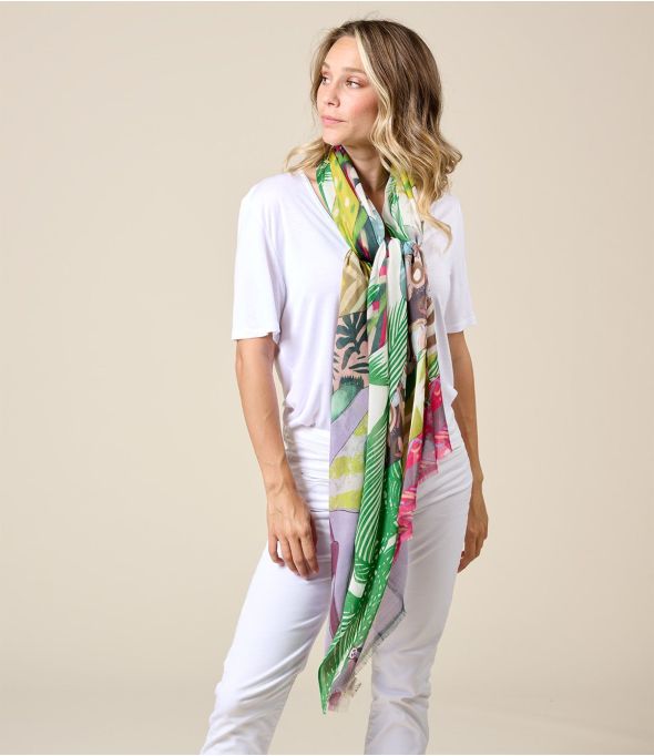 OCEAN Cotton Scarf, Modal - 1