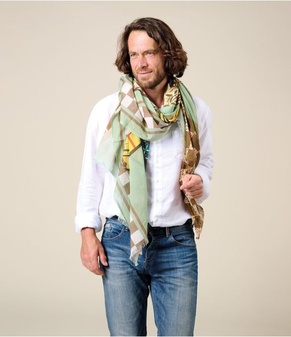 CLUB Foulard en Coton - 1