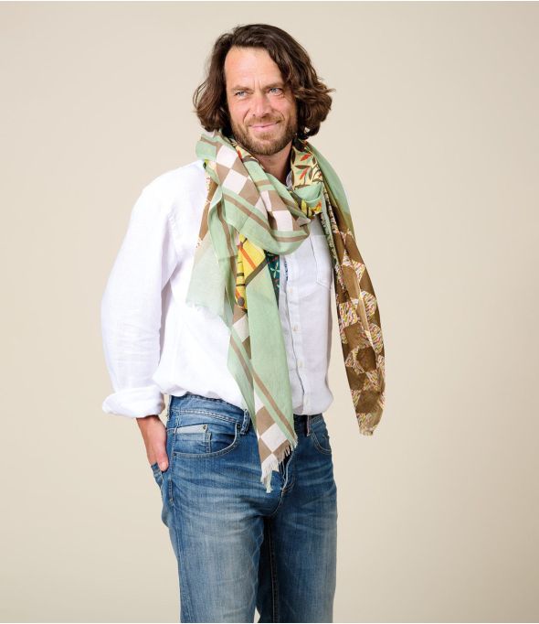 CLUB Cotton Scarf - 1