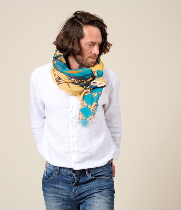 CLUB Cotton Scarf - 1