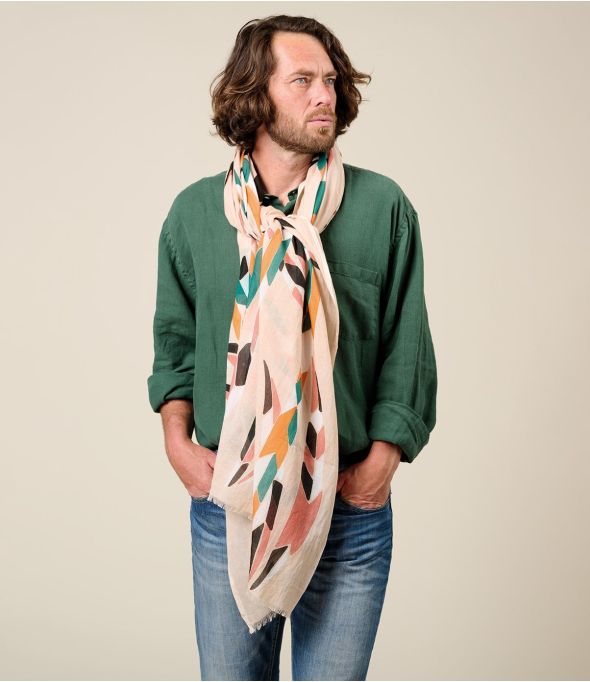 LOTUS Cotton Scarf - 1