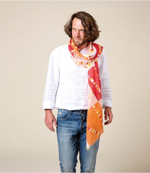 LAGOS Cotton Scarf - 1