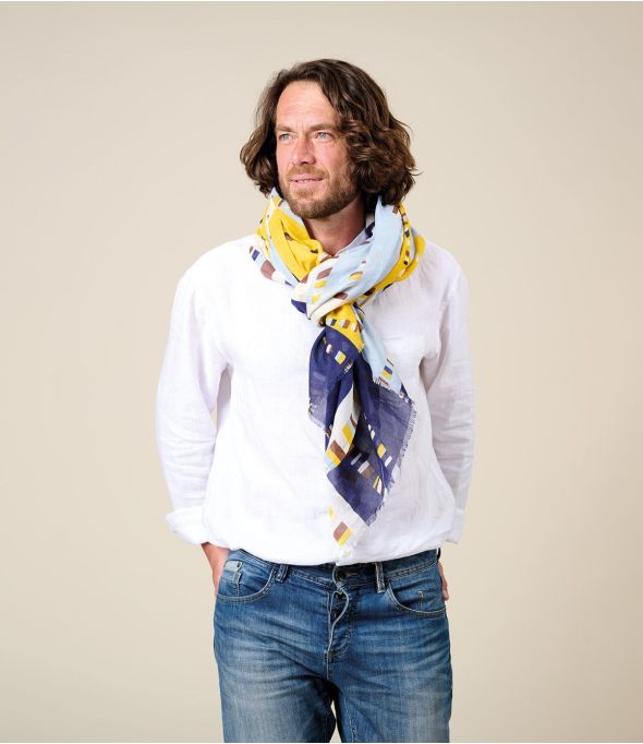 LAGOS Foulard en Coton - 1