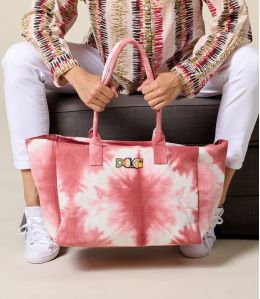 Borsa CRUISE IBIZA ROSA in cotone - 3