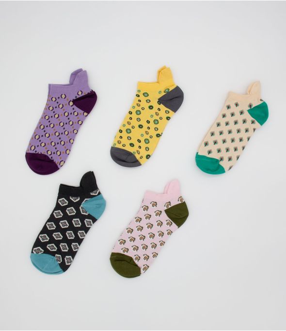 CHAUSSETTES LOT 4 Chaussettes en Coton, Nylon, Elasthanne - 1