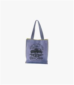 CARRY DEUCH BLUE Cotton bag - 1