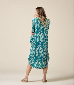 SOFIA MALAGA DUCK Viscose Jurk - 3