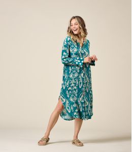 SOFIA MALAGA CANARD Robe en Viscose - 1