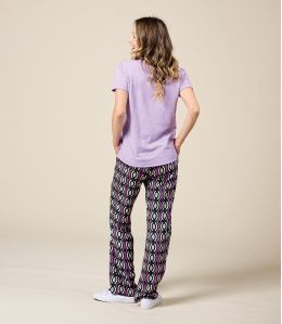 SASHA BARI PLUM Pantalone in viscosa - 3