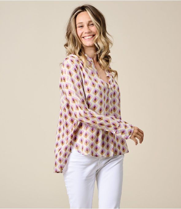 MILA CALVI PARMA Modal Blouse - 1