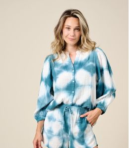 LUCIE IBIZA DUCK Blusa in cotone - 1