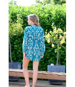 LOUNA MALAGA DUCK Blusa in Bemberg, Pashmina - 3