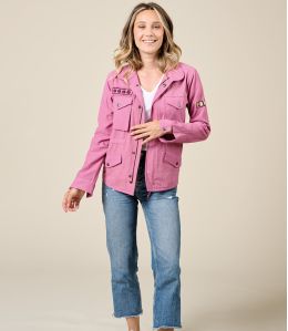 JESS DOLCE MAUVE Veste en Coton, Tencel, Spendex - 1