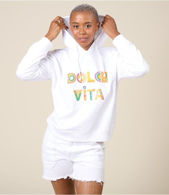 BILLY DOLCE WHITE Katoenen Sweetshirt - 2