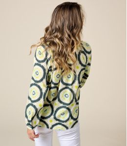 AGNES MANDALA ANTRACIET Katoenen Blouse - 3