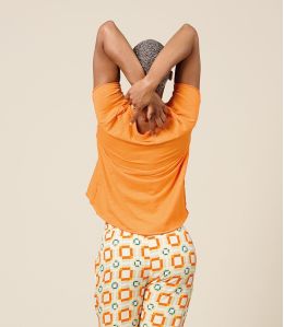 VITA PARIS ORANGE T-Shirt in Cotone - 3