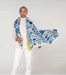 CAROL Foulard en Laine, Soie - 1