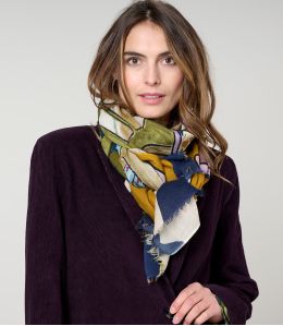 GARANCE Foulard en Laine, Soie - 2