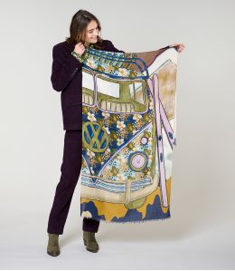 GARANCE Foulard en Laine, Soie - 3