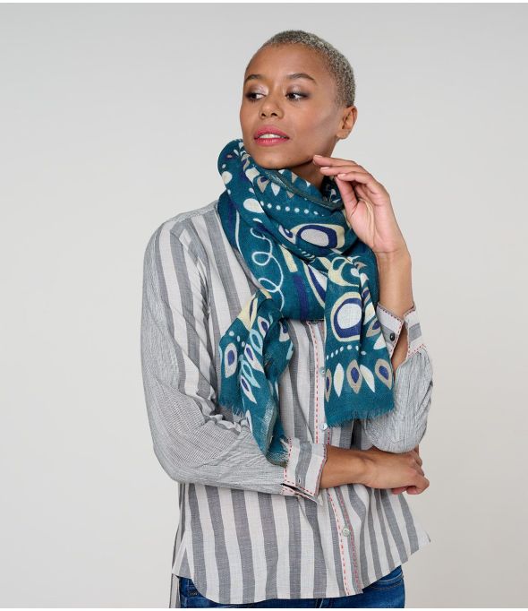 JENNY Foulard en Laine - 1