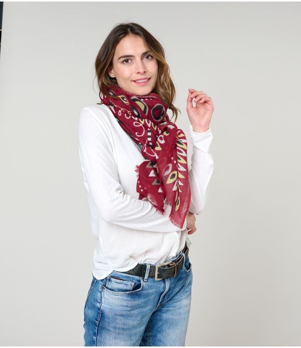 JENNY Foulard en Laine - 1