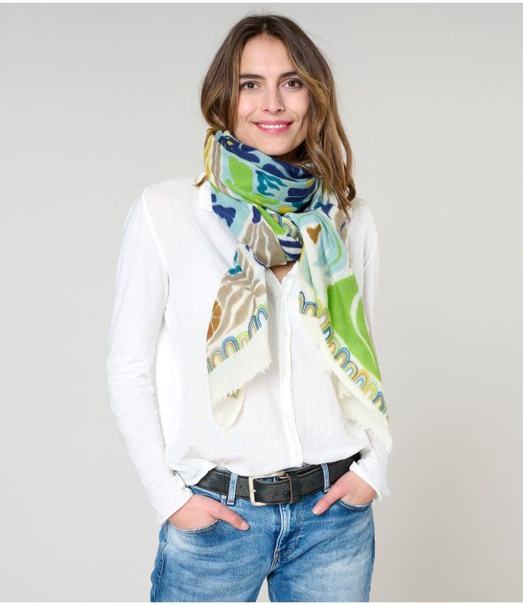 NATTIE Foulard en Laine - 2