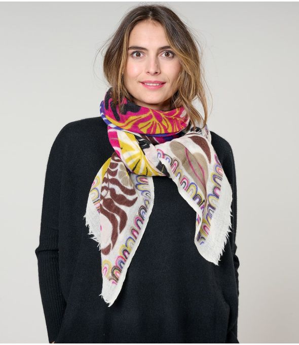 NATTIE Foulard en Laine - 1