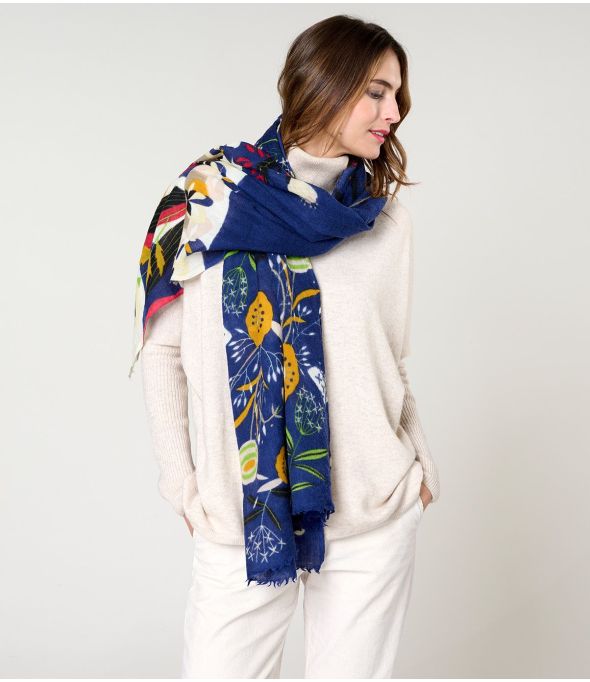 NOEMIE Foulard en Laine - 1