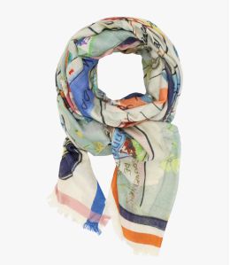 OLIVIA Foulard en Laine pour Femme 80 x 190 cm - 1