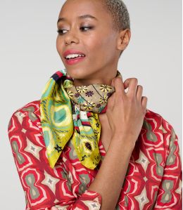 ROXANE Foulard en Soie - 1