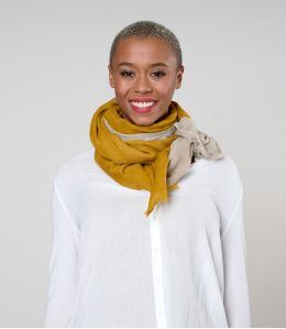 MERIL Foulard en Laine, Soie - 6