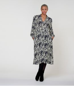 GULIA PASTEL NOIR ROBE en Viscose - 2