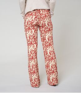 PANTALONE SASHA PASTEL BRICK VISCOSA - 3