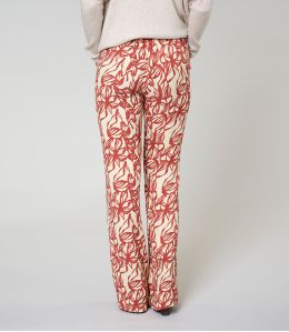 SASHA PASTEL BRIQUE PANTALON en Viscose - 4