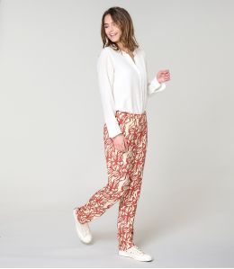 PANTALONE LENY PASTEL BRICK VISCOSA - 2