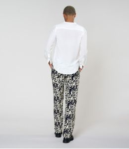 LENY PASTEL BLACK Pantaloni in viscosa - 3