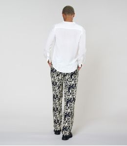 LENY PASTEL NOIR PANTALON en Viscose - 3