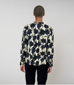 SARA HIBIS NOIR BLOUSE en Viscose - 3