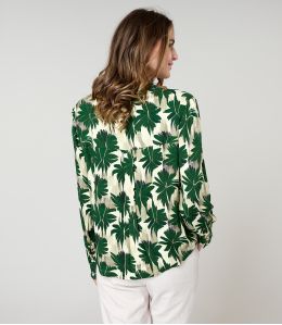 SARA HIBIS VERT BLOUSE en Viscose - 3