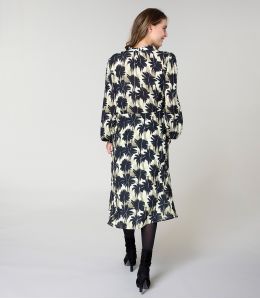 GULIA HIBIS NOIR ROBE en Viscose - 4