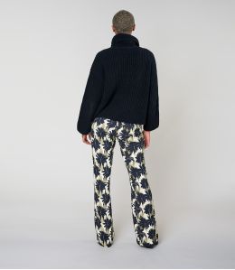 SASHA HIBIS NOIR PANTALON en Viscose - 3