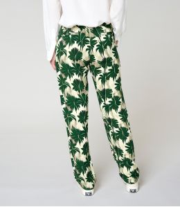 LENY HIBIS VERT PANTALON en Viscose - 3