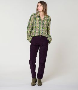 FRAN KHAN GREEN Viscose Shirt - 1