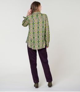 FRAN KHAN GREEN Camicia in Viscosa - 3