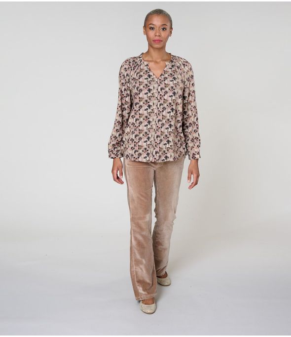 IRIS VERO NUDE BLOUSE en Viscose - 1