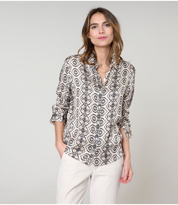 CAMICIA MARY BELEM BEIGE in Modal - 1