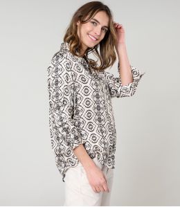 CAMICIA MARY BELEM BEIGE in Modal - 2